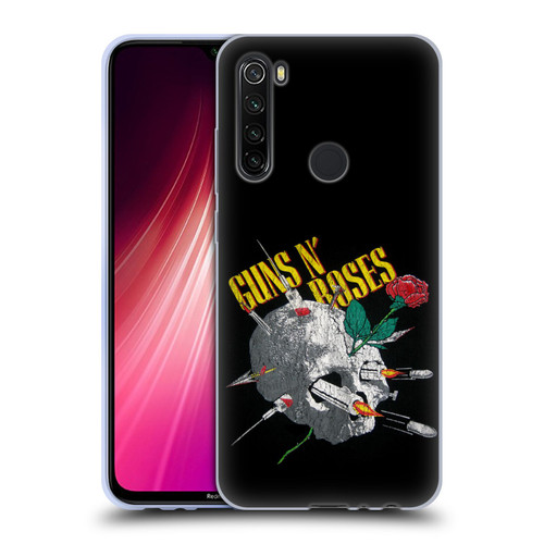 Guns N' Roses Band Art Needles Skull Vintage Soft Gel Case for Xiaomi Redmi Note 8T