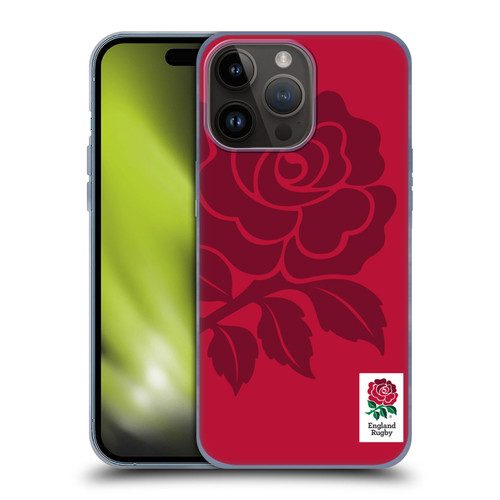 England Rugby Union 2016/17 The Rose Mono Rose Soft Gel Case for Apple iPhone 15 Pro Max