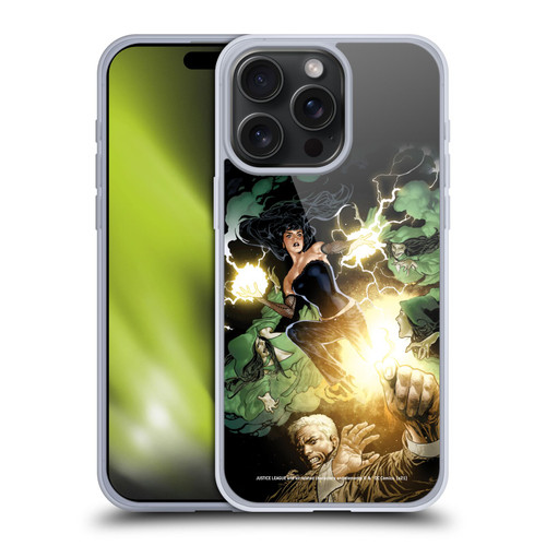 Justice League DC Comics Dark Comic Art Constantine and Zatanna Soft Gel Case for Apple iPhone 15 Pro Max