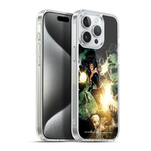Justice League DC Comics Dark Comic Art Constantine and Zatanna Soft Gel Case for Apple iPhone 15 Pro Max & MagSafe