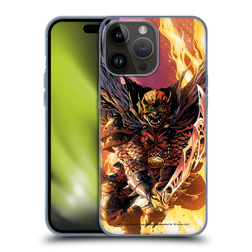 Justice League DC Comics Dark Comic Art Etrigan Demon Knights Soft Gel Case for Apple iPhone 15 Pro Max