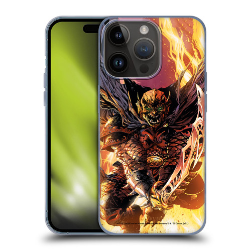 Justice League DC Comics Dark Comic Art Etrigan Demon Knights Soft Gel Case for Apple iPhone 15 Pro