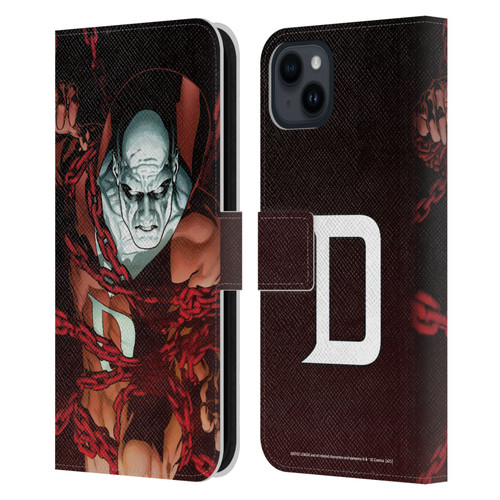 Justice League DC Comics Dark Comic Art Deadman #1 Leather Book Wallet Case Cover For Apple iPhone 15 Plus