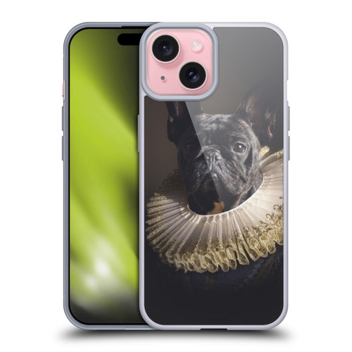 Klaudia Senator French Bulldog 2 King Soft Gel Case for Apple iPhone 15