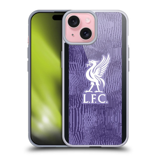 Liverpool Football Club 2023/24 Third Kit Soft Gel Case for Apple iPhone 15