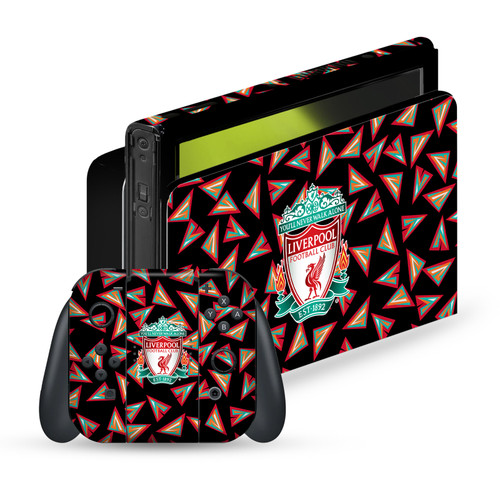 Liverpool Football Club Art Geometric Pattern Vinyl Sticker Skin Decal Cover for Nintendo Switch OLED