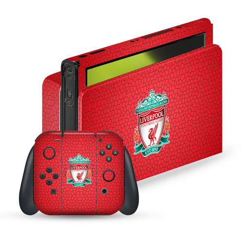 Liverpool Football Club Art Crest Red Mosaic Vinyl Sticker Skin Decal Cover for Nintendo Switch OLED