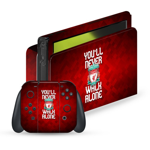 Liverpool Football Club Art YNWA Vinyl Sticker Skin Decal Cover for Nintendo Switch OLED