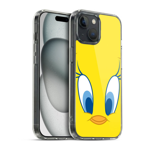 Looney Tunes Full Face Tweety Soft Gel Case for Apple iPhone 15