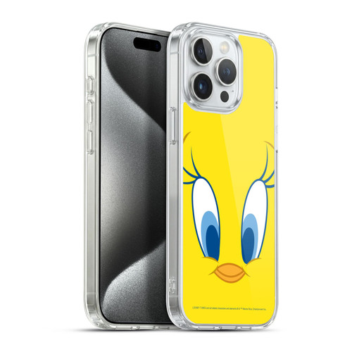 Looney Tunes Full Face Tweety Soft Gel Case for Apple iPhone 15 Pro Max