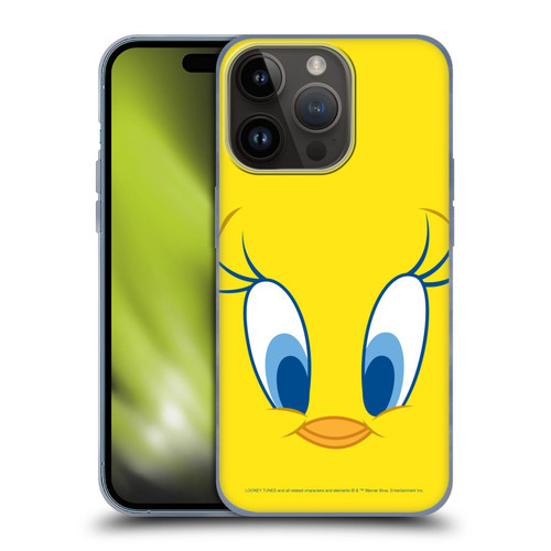 Looney Tunes Full Face Tweety Soft Gel Case for Apple iPhone 15 Pro