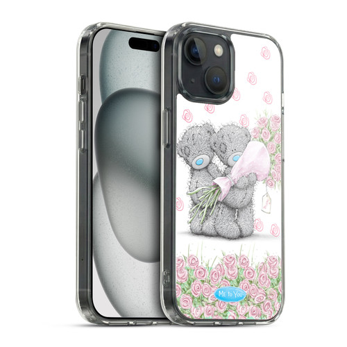 Me To You ALL About Love Pink Roses Soft Gel Case for Apple iPhone 15 & MagSafe