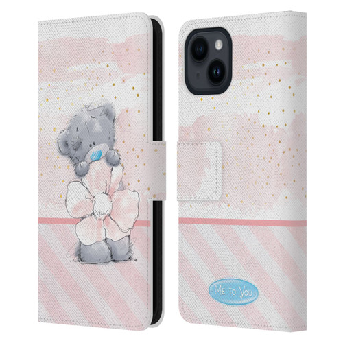 Me To You Everyday Be You Flower Tatty Leather Book Wallet Case Cover For Apple iPhone 15