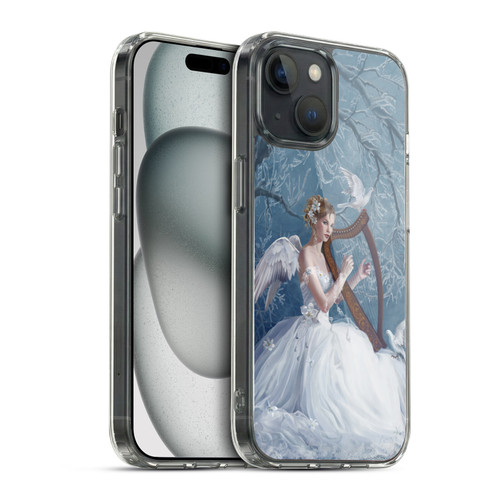 Nene Thomas Deep Forest Chorus Angel Harp And Dove Soft Gel Case for Apple iPhone 15 & MagSafe