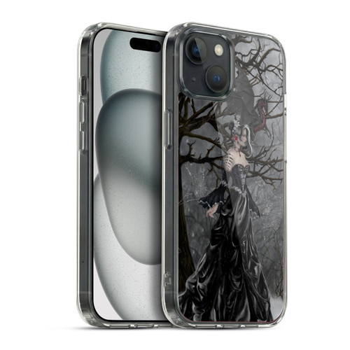 Nene Thomas Deep Forest Queen Gothic Fairy With Dragon Soft Gel Case for Apple iPhone 15 Plus & MagSafe