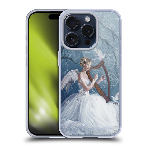 Nene Thomas Deep Forest Chorus Angel Harp And Dove Soft Gel Case for Apple iPhone 15 Pro
