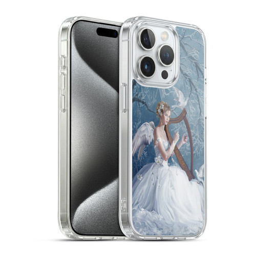 Nene Thomas Deep Forest Chorus Angel Harp And Dove Soft Gel Case for Apple iPhone 15 Pro & MagSafe