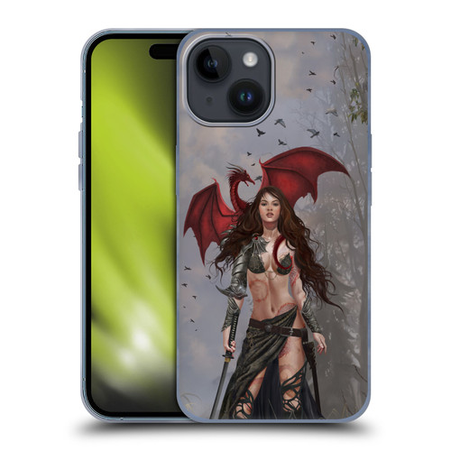 Nene Thomas Gothic Dragon Witch Warrior Sword Soft Gel Case for Apple iPhone 15