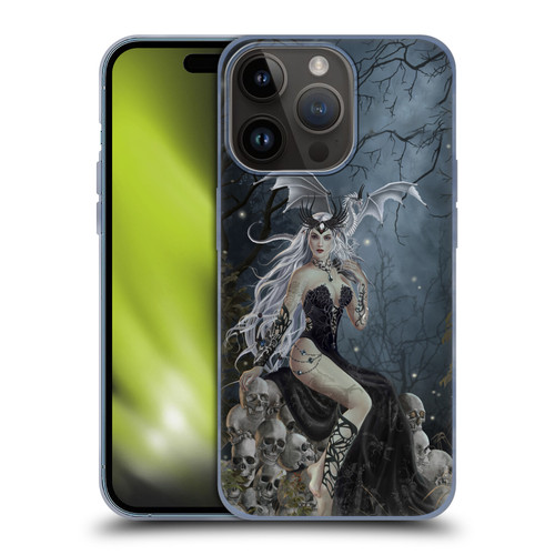 Nene Thomas Gothic Mad Queen Of Skulls Dragon Soft Gel Case for Apple iPhone 15 Pro