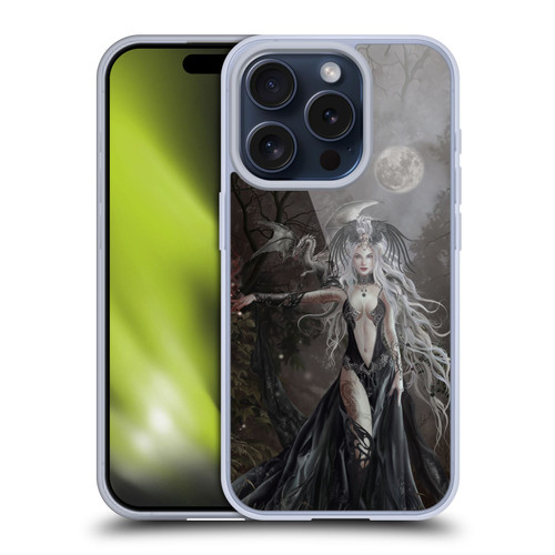 Nene Thomas Gothic Skull Queen Of Havoc Dragon Soft Gel Case for Apple iPhone 15 Pro