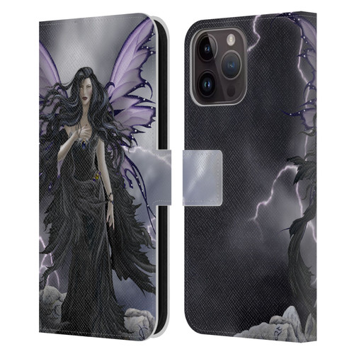 Nene Thomas Gothic Storm Fairy With Lightning Leather Book Wallet Case Cover For Apple iPhone 15 Pro Max