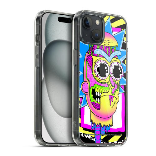 Rick And Morty Season 1 & 2 Graphics Rick Soft Gel Case for Apple iPhone 15 Plus & MagSafe