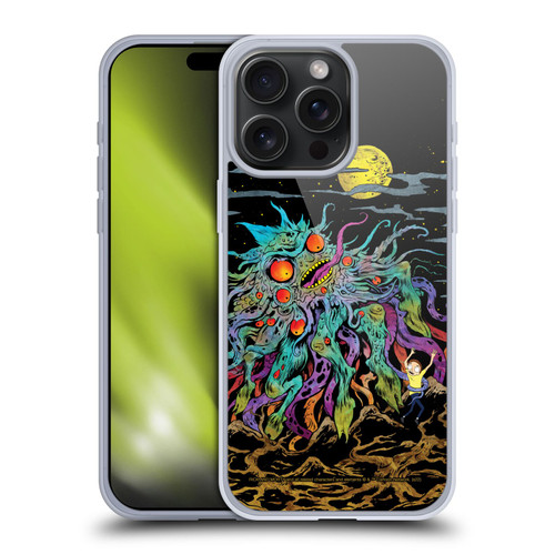 Rick And Morty Season 1 & 2 Graphics The Dunrick Horror Soft Gel Case for Apple iPhone 15 Pro Max