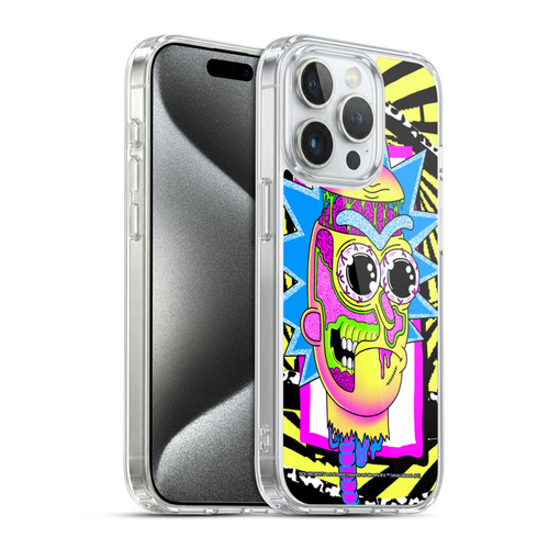 Rick And Morty Season 1 & 2 Graphics Rick Soft Gel Case for Apple iPhone 15 Pro & MagSafe
