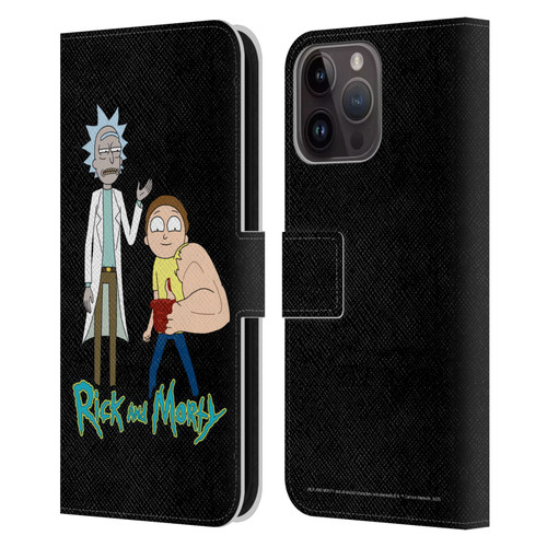 Rick And Morty Season 3 Character Art Rick and Morty Leather Book Wallet Case Cover For Apple iPhone 15 Pro Max