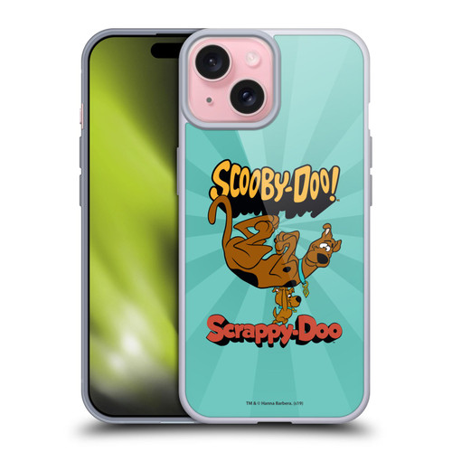 Scooby-Doo 50th Anniversary Scooby And Scrappy Soft Gel Case for Apple iPhone 15
