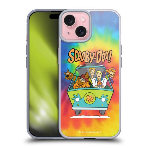 Scooby-Doo Mystery Inc. Tie Dye Soft Gel Case for Apple iPhone 15 & MagSafe