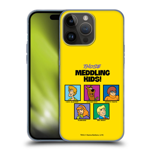 Scooby-Doo Mystery Inc. Meddling Kids Soft Gel Case for Apple iPhone 15 Pro Max