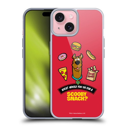 Scooby-Doo Scooby Snack Soft Gel Case for Apple iPhone 15