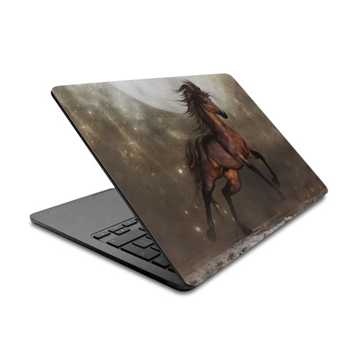 Simone Gatterwe Horses Brown Vinyl Sticker Skin Decal Cover for Apple MacBook Air 13.6" A2681 (2022)