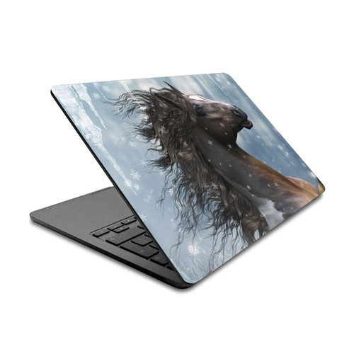 Simone Gatterwe Horses In The Snow Vinyl Sticker Skin Decal Cover for Apple MacBook Air 13.6" A2681 (2022)