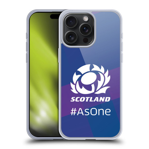 Scotland Rugby Logo 2 As One Soft Gel Case for Apple iPhone 15 Pro Max