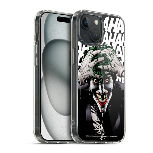 The Joker DC Comics Character Art The Killing Joke Soft Gel Case for Apple iPhone 15