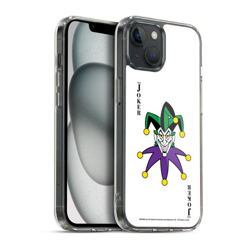 The Joker DC Comics Character Art Card Soft Gel Case for Apple iPhone 15 Plus & MagSafe