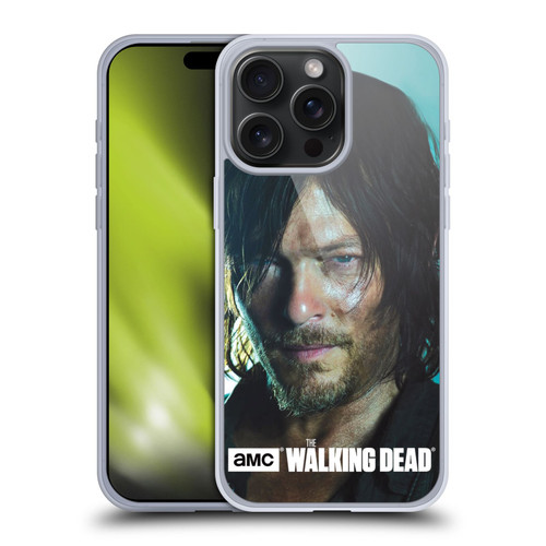 AMC The Walking Dead Characters Daryl Soft Gel Case for Apple iPhone 15 Pro Max