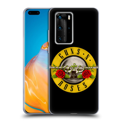 Guns N' Roses Key Art Bullet Logo Soft Gel Case for Huawei P40 Pro / P40 Pro Plus 5G