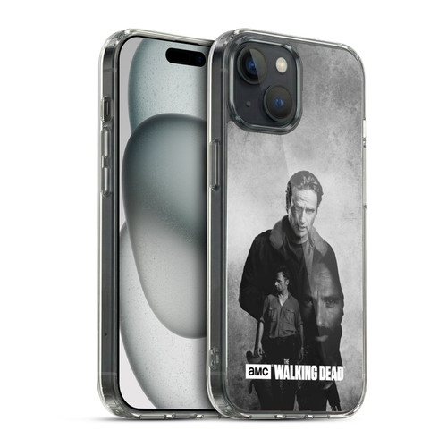 AMC The Walking Dead Double Exposure Rick Soft Gel Case for Apple iPhone 15