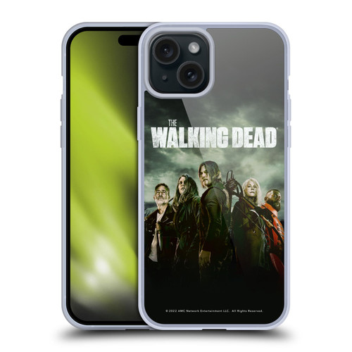 AMC The Walking Dead Season 11 Key Art Poster Soft Gel Case for Apple iPhone 15 Plus