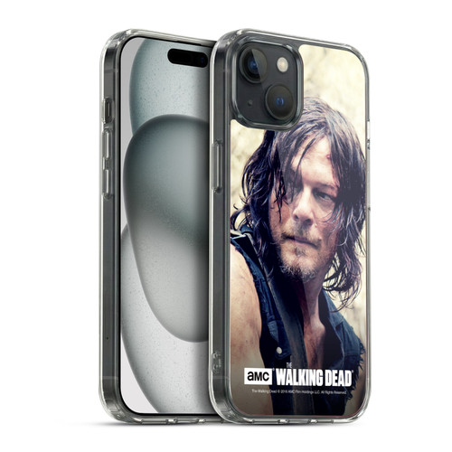 AMC The Walking Dead Daryl Dixon Half Body Soft Gel Case for Apple iPhone 15 Plus