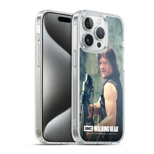 AMC The Walking Dead Daryl Dixon Archer Soft Gel Case for Apple iPhone 15 Pro