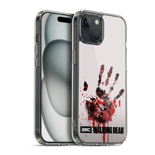 AMC The Walking Dead Silhouettes Hand Soft Gel Case for Apple iPhone 15 Plus