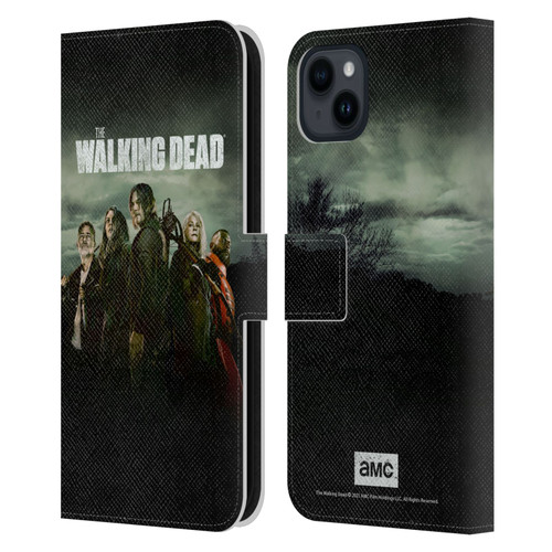 AMC The Walking Dead Season 11 Key Art Poster Leather Book Wallet Case Cover For Apple iPhone 15 Plus