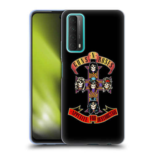Guns N' Roses Key Art Appetite For Destruction Soft Gel Case for Huawei P Smart (2021)