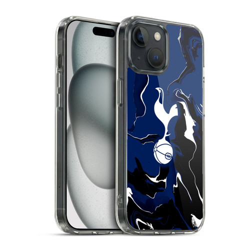 Tottenham Hotspur F.C. Badge Marble Soft Gel Case for Apple iPhone 15 & MagSafe
