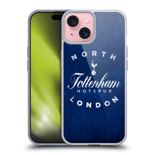 Tottenham Hotspur F.C. Badge North London Soft Gel Case for Apple iPhone 15