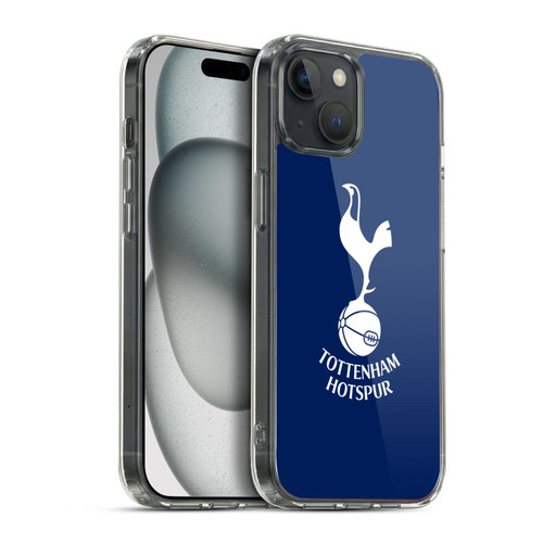 Tottenham Hotspur F.C. Badge Cockerel Soft Gel Case for Apple iPhone 15 Plus & MagSafe